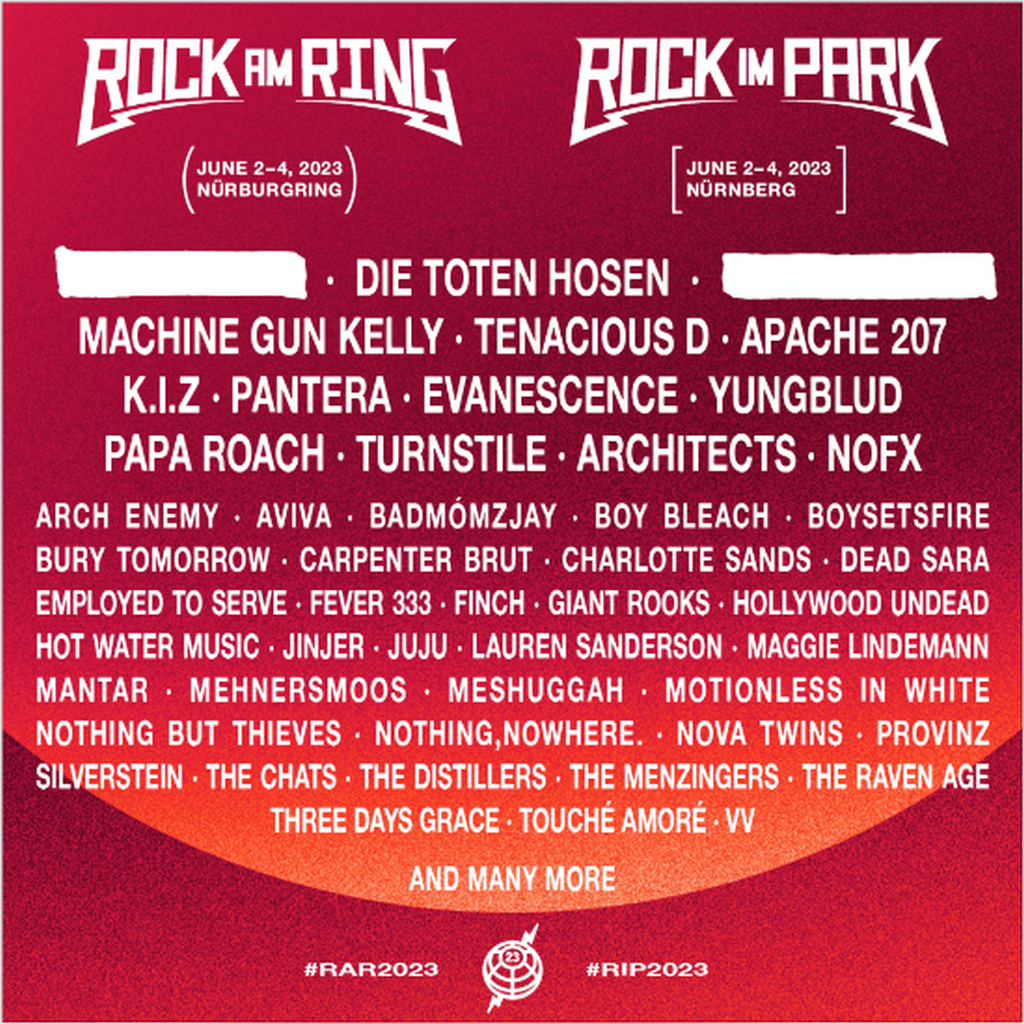 Rock am Ring Band Wave 1