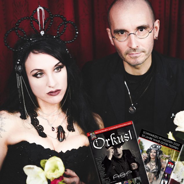 Bianca Stücker & Mark Benecke in der Orkus!-Juli/August-Ausgabe 2023