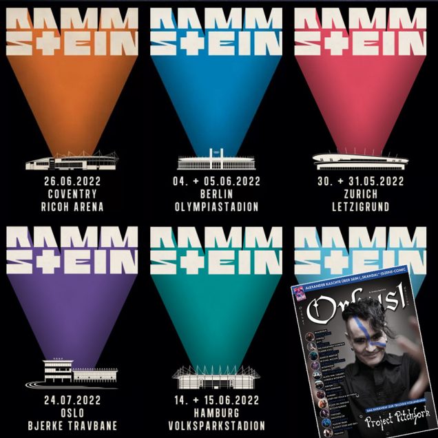 Rammstein Tour-History Plakate 0224
